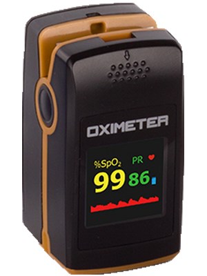 Finger Pulse Oximeter with Paediatric Probe