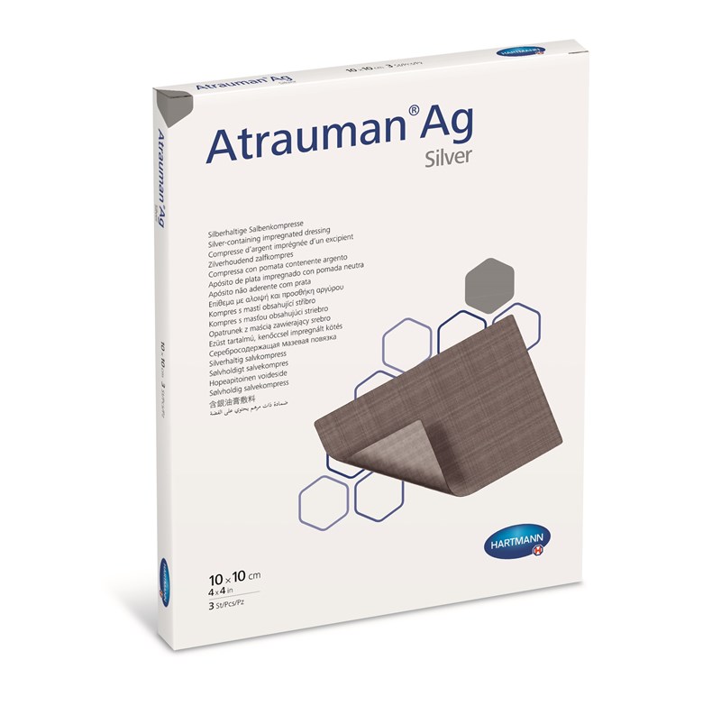 Atrauman® Ag Silver Wound Contact Layer Sterile, 10x20cm - Box/10