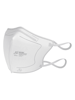 Surgical Mask Inhealth N95 Particle Filter Single Use White